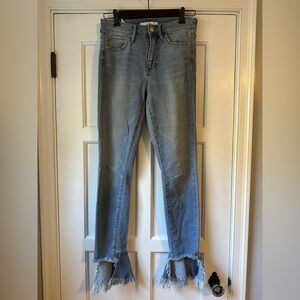 Sam Edelman High Rise Skinny Ankle with flare! Sz 27